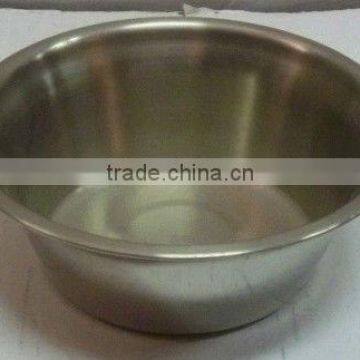 Stainless steel dog food bowl