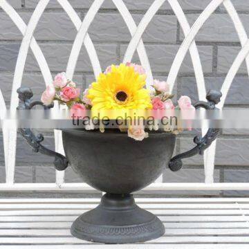 shabby chic decorative metal flower pot