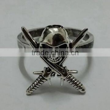 metal alloy human skeleton napkin ring ,halloween napkin rings