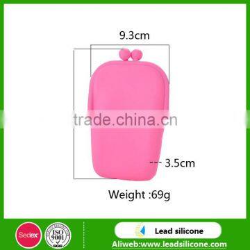 New Design Fashion Wholsale Colorful Silicone Card Holder Wallet photo-6