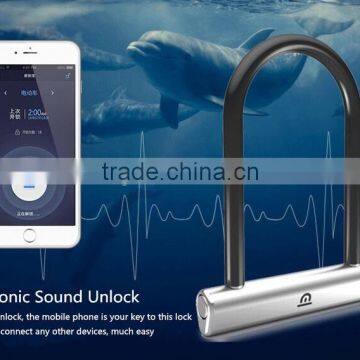 New Multifunctional Ultrasonic U Lock Smart Mobile Control Anti-theft Lock For Electric Verhicles/Motorcycles/Scooters/Bicycles photo-2
