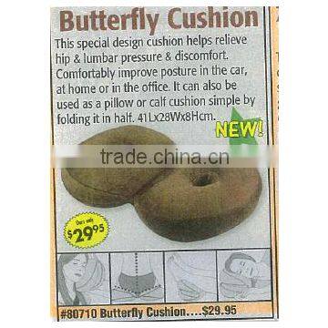 Butterfly Cushion/ Posture Pillow Folding Stuffed Cushion photo-3