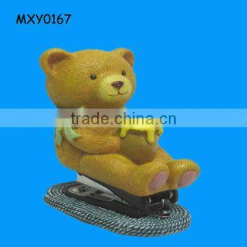 Cute resin Teddy bear custom Funny Stapler