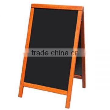 vintage A-FRAME WITH CHALKBOARD Double-Sided Easels Folding Two-side Wood Easel walkside board display stand cafe chalkboard