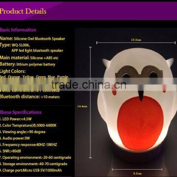 New Products Mini Speaker Kids Night Light Wireless Bluetooth Speaker photo-4