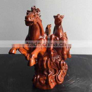 Polyresin horse statue