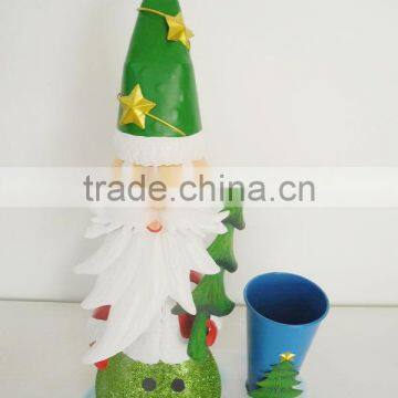 Unique xmas decoration christmas vase metal top quality Fujian factory