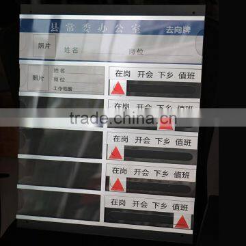 Custom Acrylic Wall Sign Holder Silk Screen photo-4