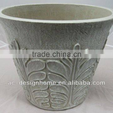 ROUND STACKABLE CEMENT PU FOAM PLANTER