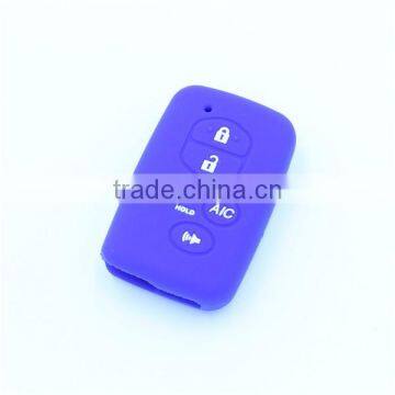 Silicone car key covers, remote key case for toyota 5 buttons