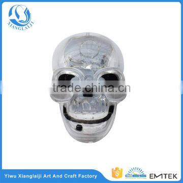 Halloween glow products flash skull button led pins