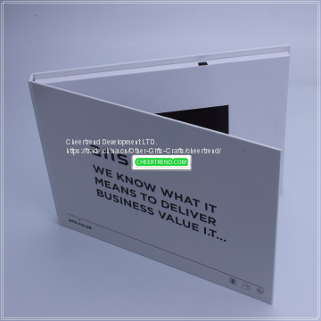 A5 Landscope 5 Inches Video Brochure Card/ Lcd Video Business Card for Promotional Gift photo-3