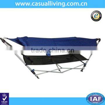 Outdoor Travel Sleeping Bed Portable Folding Hammock Camping Cot with Stand