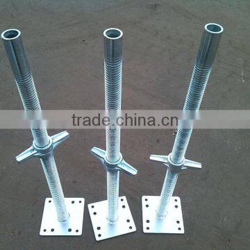 24" Scaffold Leveling Jack with Base Plate Screw Jack