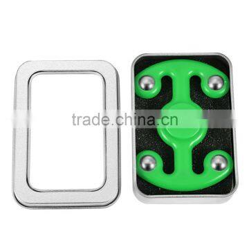 Fidget Hand Spinner Finger Toy Stress Reliever Killing Time Adults/Kids Green photo-4