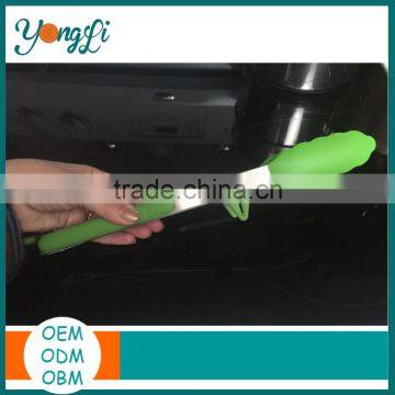 Nontoxic Stocked,Eco-Friendly Feature Silicone Kitchen Tongs Set of 2 photo-2