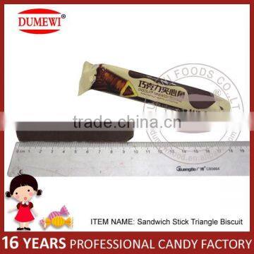 Chocolate Sandwich Triangle Stick Biscuit photo-4