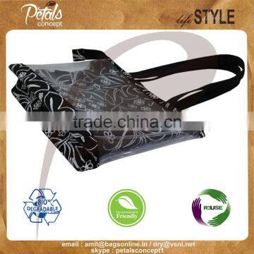 Recycled PVC Zipper Jute Tote Bag photo-5