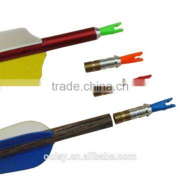 20 gr Copper Pin Nocks Adapters Inserts Adapters for Carbon Arrows photo-2