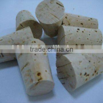 Natural tapered cork stopper, wine bottle stopper