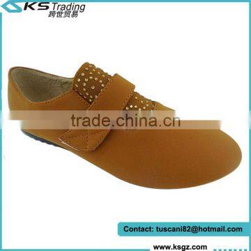 Newest Flat Leather Woman Shoe Hot New Products for 2015 with Buying Agent