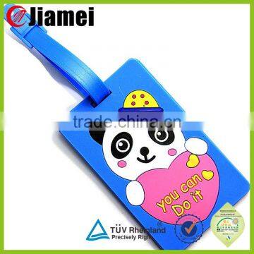 Cute custom wholesale animal shape luggage tag