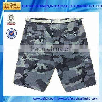 New Style 2016 Summer Mens Camo Cargo Shorts Printed Fabric Stocklots photo-3