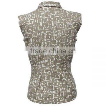 New Design Clothing OEM/ODM Manufacturer Floral Print 2016 Modern Women Fashion Blouse photo-2