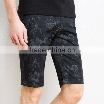 The Summer Male Korean Summer Men's Slim Printed Shorts Pants Five Stretch Pants Thin All-match Personality Tide Custom photo-3
