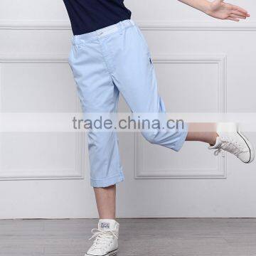 Custom School Student Boys' and Girls' Trousers 2017 Summer New England Children's Navigation Wind Pants Cropped Trousers photo-2