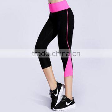 Customized women digital printed cropped leggings for wholesale