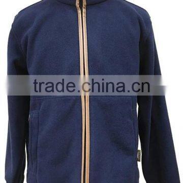 Factory Direct 2017 Polar Fleece Jacket With Leather Binding