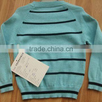 Rib-Knit Trim Throughout Knitted Sweaters For Children (BKN5586) photo-4