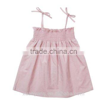 New Arrival Sleeveless Embroider off Shoulder Frocks Little Girl Princess Dresses photo-2
