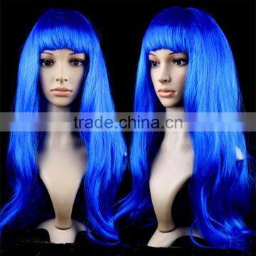 Cheap Women Cosplay Multi-color Long Straight Synthetic Wig Halloween Party Wig photo-6