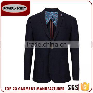 2017 Trending Products Half Lining Polyester Viscose Fashion Office Custom Man Simple Suit Designs photo-4