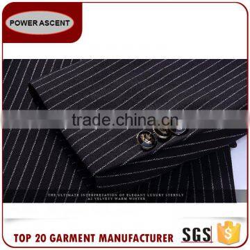 European Men'S Stripe Arrow Lapel Fashion Suit Jacket Blazer For Men photo-6