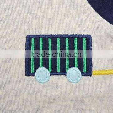 High Quality 100% Cotton Interlock Custom Baby Knit Romper photo-4