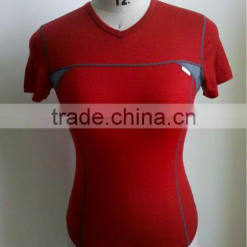 women's wool short sleeve underwear