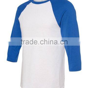 Custom 100% Cotton Baseball Tee Shirts photo-5