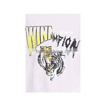 2017 High Quality Fashion Mens Embroidered Palm Tree Tee OEM Service 100% Cotton Machine Wash Cold Wholesale Custom photo-2