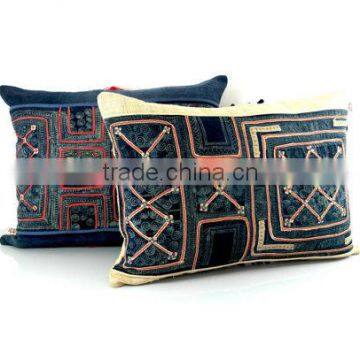 Hmong Cushion - Vintage Hmong Batik Cushion, Pillow Case, Cushion Cover photo-6