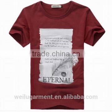 2015 Custom Cheap Wholesale T shirt Screen printing