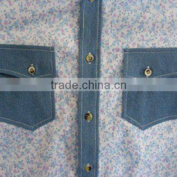 Two Pockets Fancy Men Shirts Printing photo-2