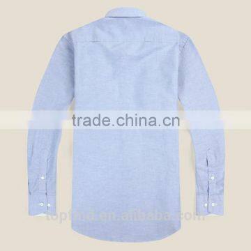 Classic 100% Cotton Oxford Long Sleeve With Button Down Collar Workwear Shirt for Men photo-2