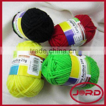 100% polyester yarn weaving for hand knitting