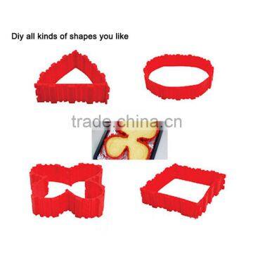 2017 New 1Pcs Magic Bake Snakes Food Grade Silicone Cake Mold Bake Diy All Kinds of Cake Mould Baking Tools for Cakes photo-4