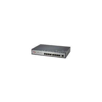 IEEE 802.3at PoE Ethernet Switch 10 Mbps / 100 Mbps 220W With 9 Ports