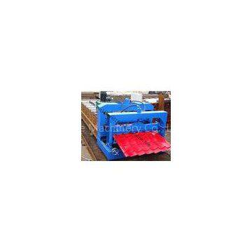 Metal Roof / Color Steel Glazed Tile Roll Forming Machine , Roofing Tile Cold Making Machine