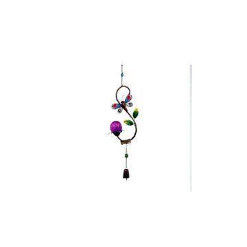 Glass Butterfly / Solar Light Beautiful Dragonfly Hanging Wholesale Wind Chime Tube